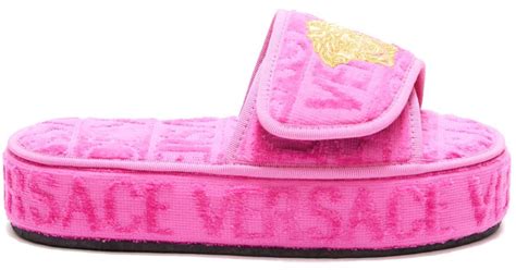 versace pink slippers|versace slippers for men.